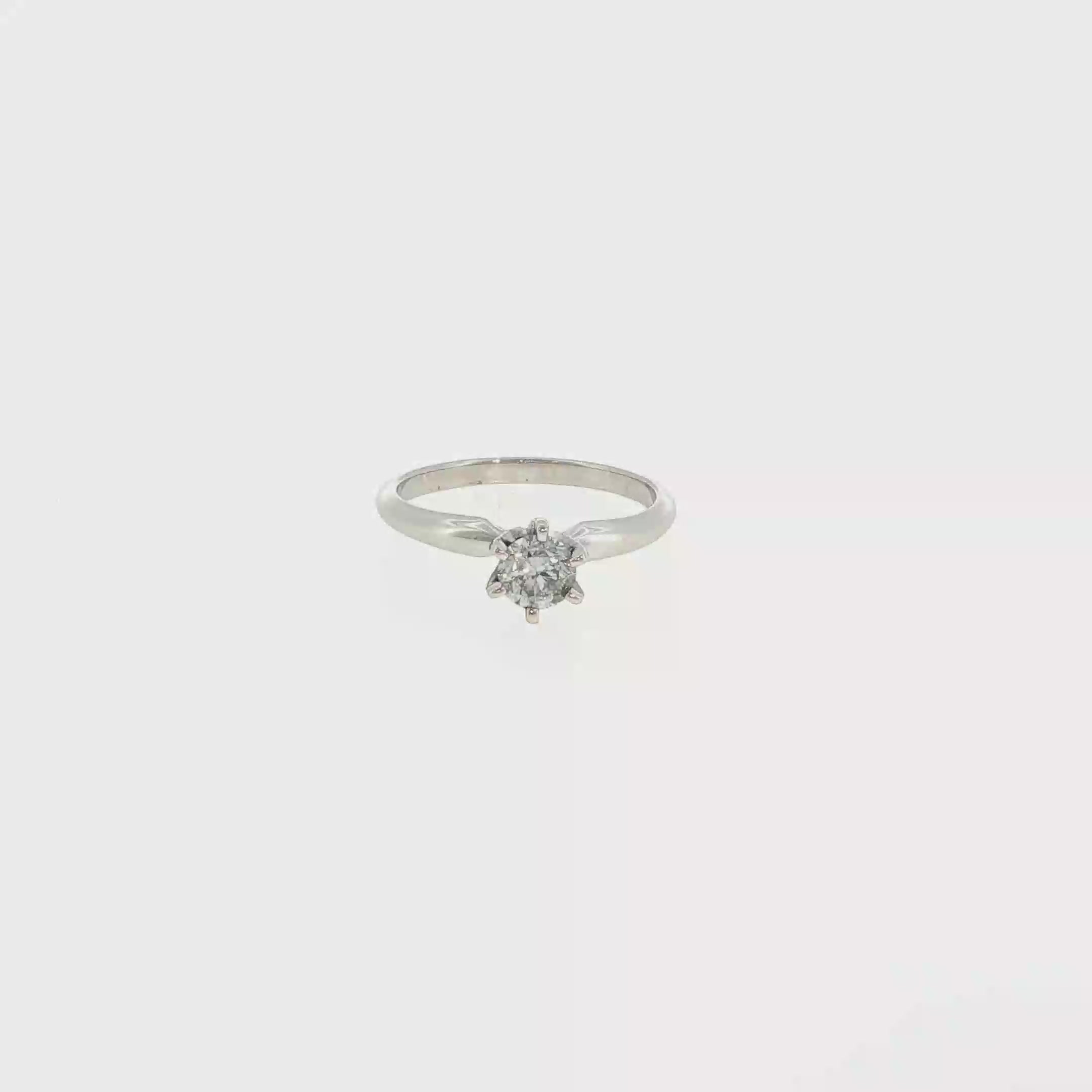 Round Diamond Solitaire Ring