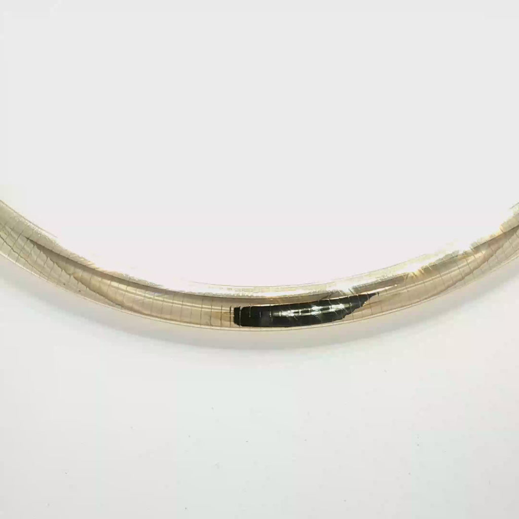 Domed Omega Collar Necklace