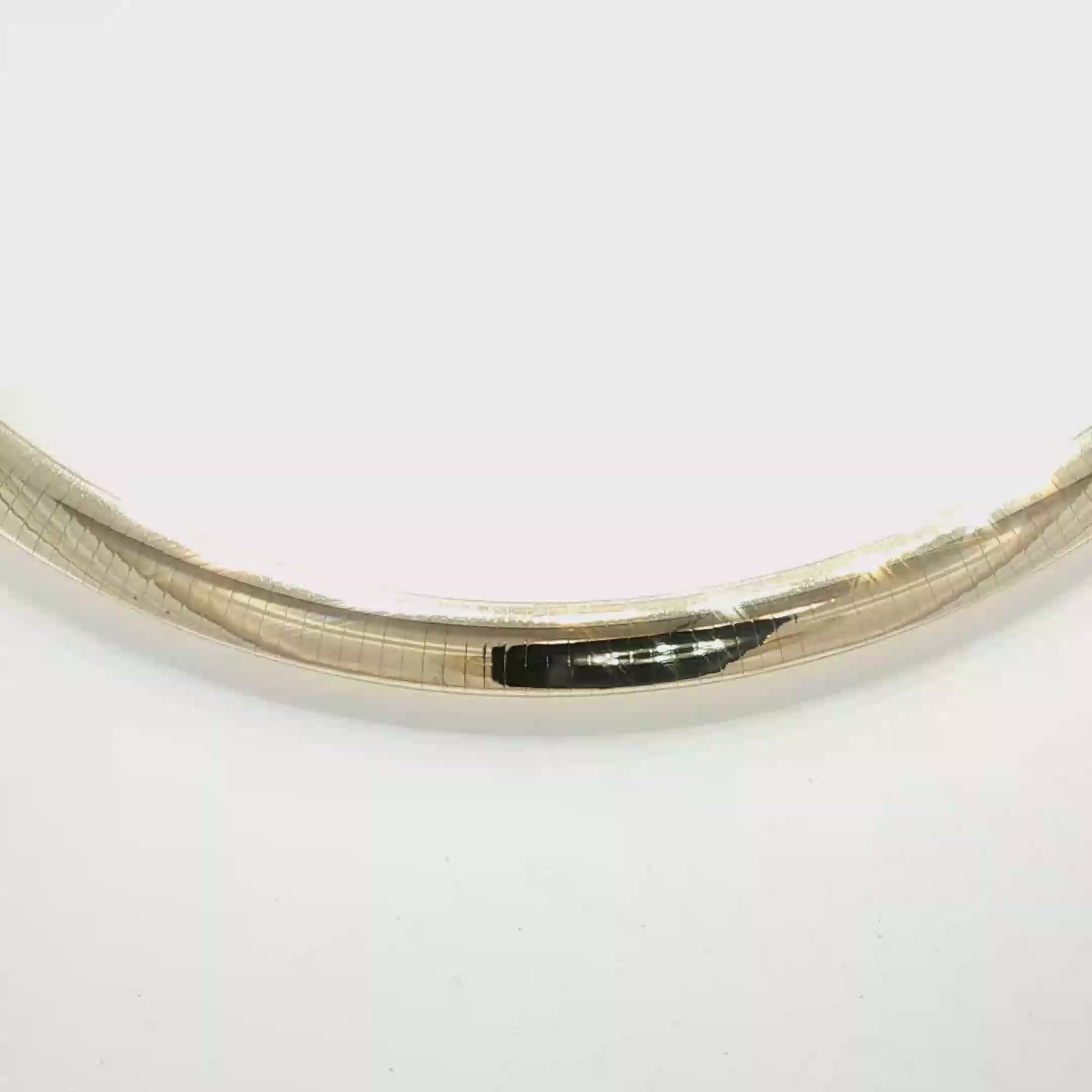 Domed Omega Collar Necklace