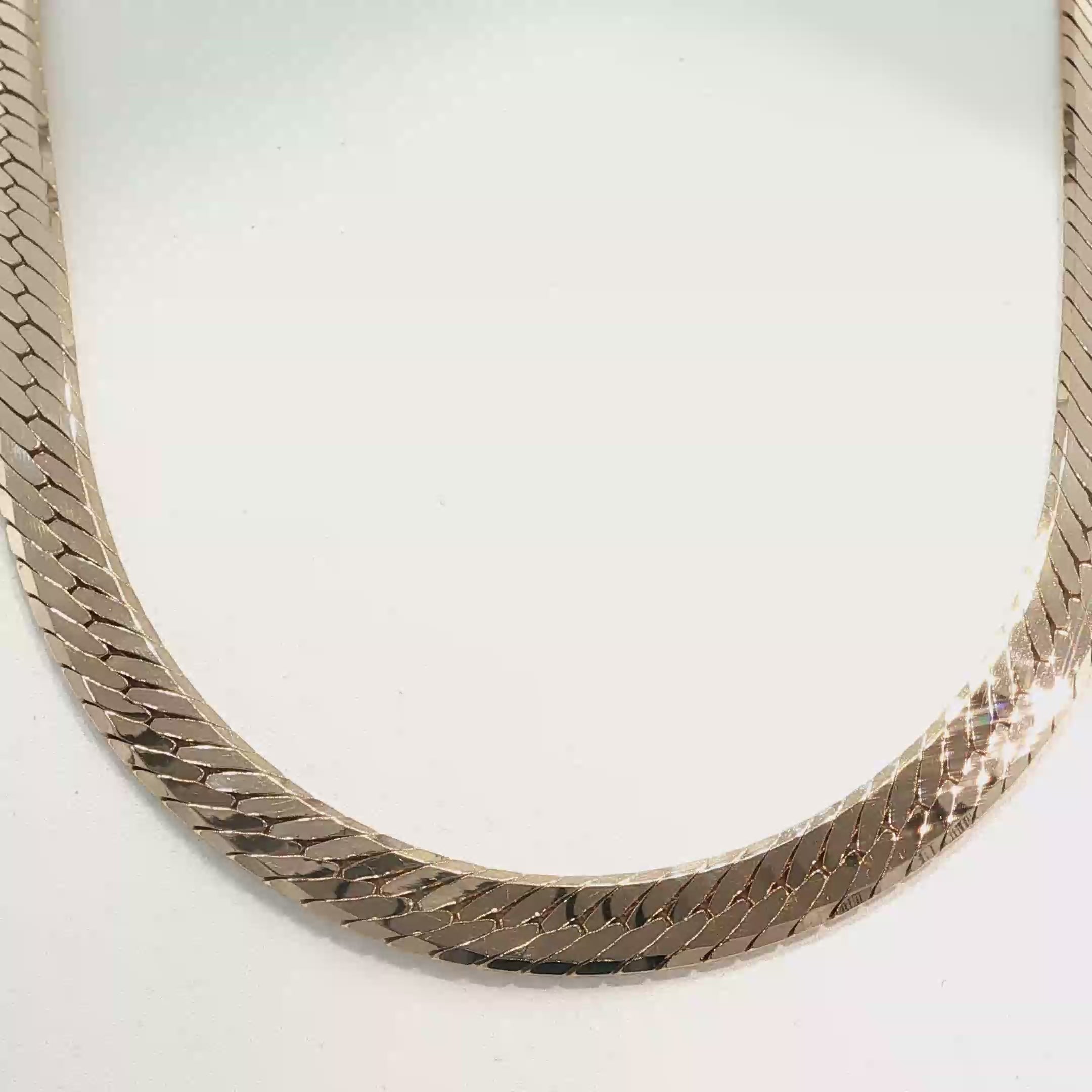 Herringbone Chain Necklace